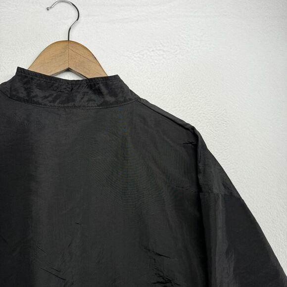 Vintage Surf Style Jacket one Size Black Myrtle Beach 1/4 Quarter Zip Pullover - Picture 9 of 10